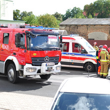 Trzy samochody zderzyły się na DK 10. Dwoje dzieci i dorosły zabrani do szpitala